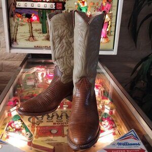 Men's Texas Lizard Cowboy Boots size 10.5